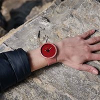 Armbanduhr Swatch in Bioplastik SB03R100 - SB03R100